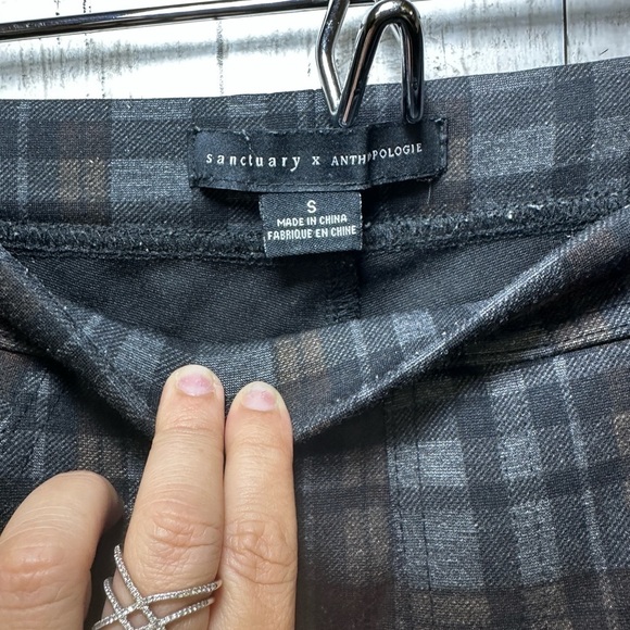 Anthropologie Sanctuary Northolt High-Rise Plaid Legging Pants Size S - Picture 6 of 6